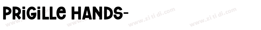 Prigille Hands字体转换
